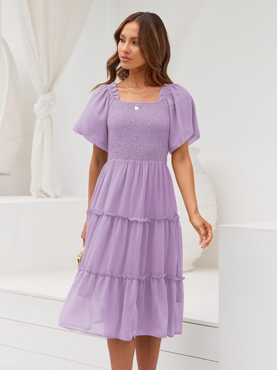 Fashion Latest Elegant Mid Dress