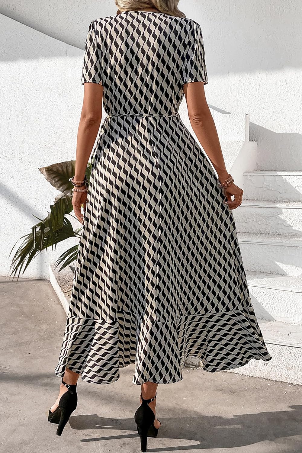 Casual Summer Wrap Dress