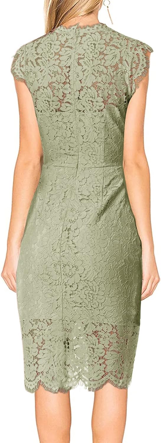 Floral Print Dress with Lace Sleeves for Women