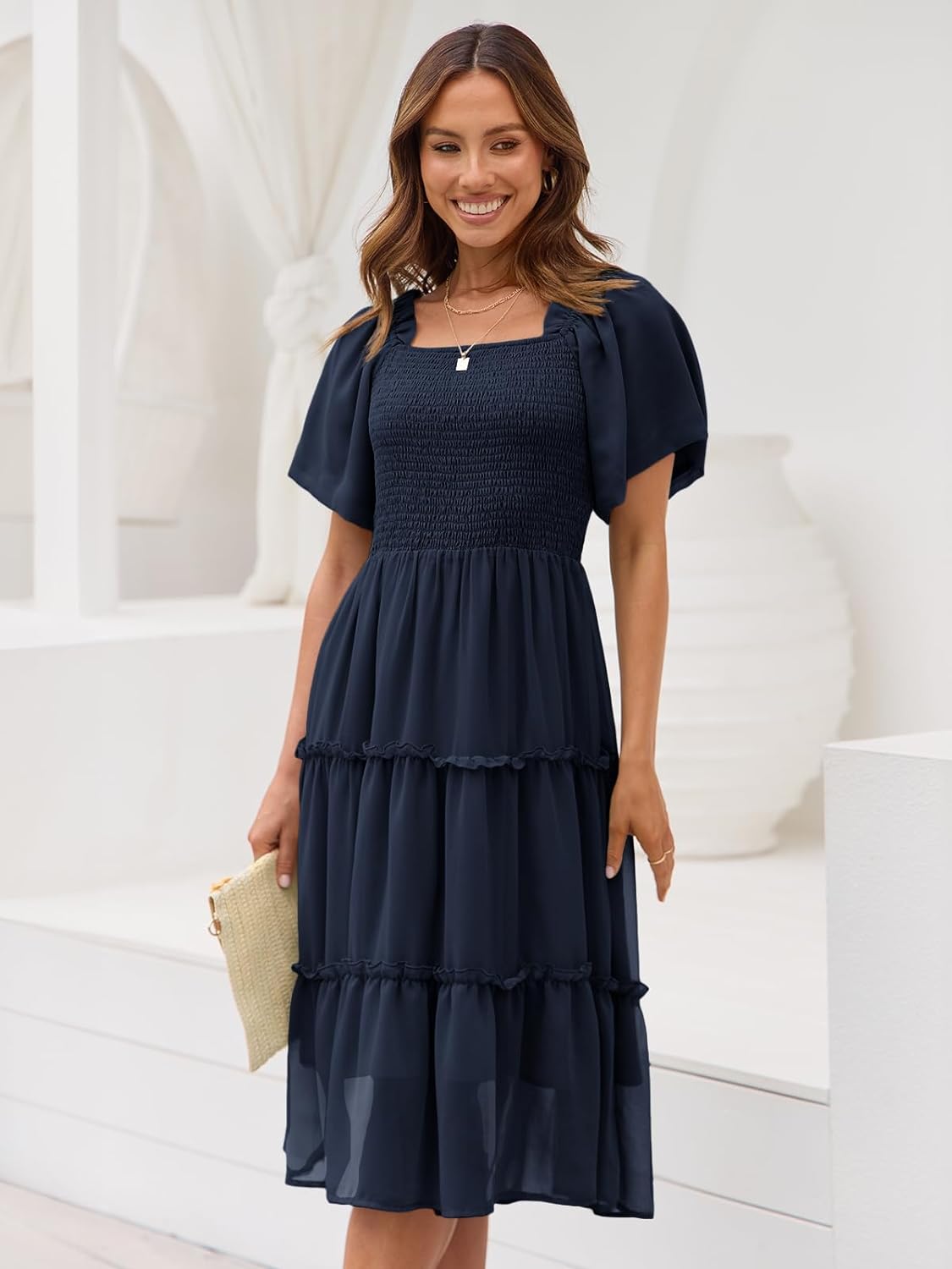 Fashion Latest Elegant Mid Dress