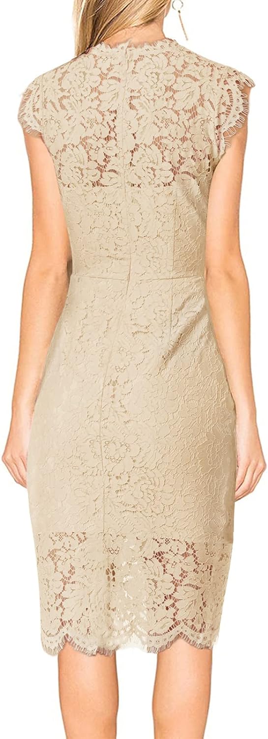 Floral Print Dress with Lace Sleeves for Women