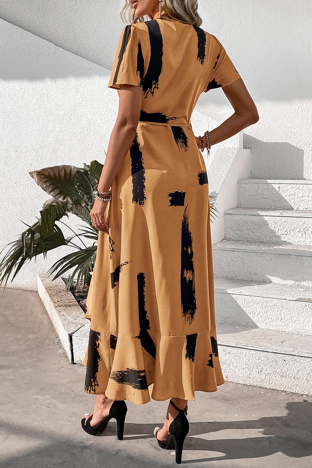 Casual Summer Wrap Dress