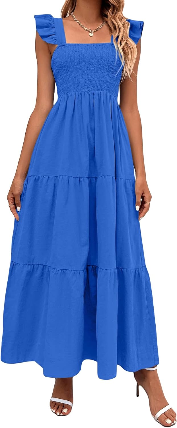 Floral Print Women's Long Dress