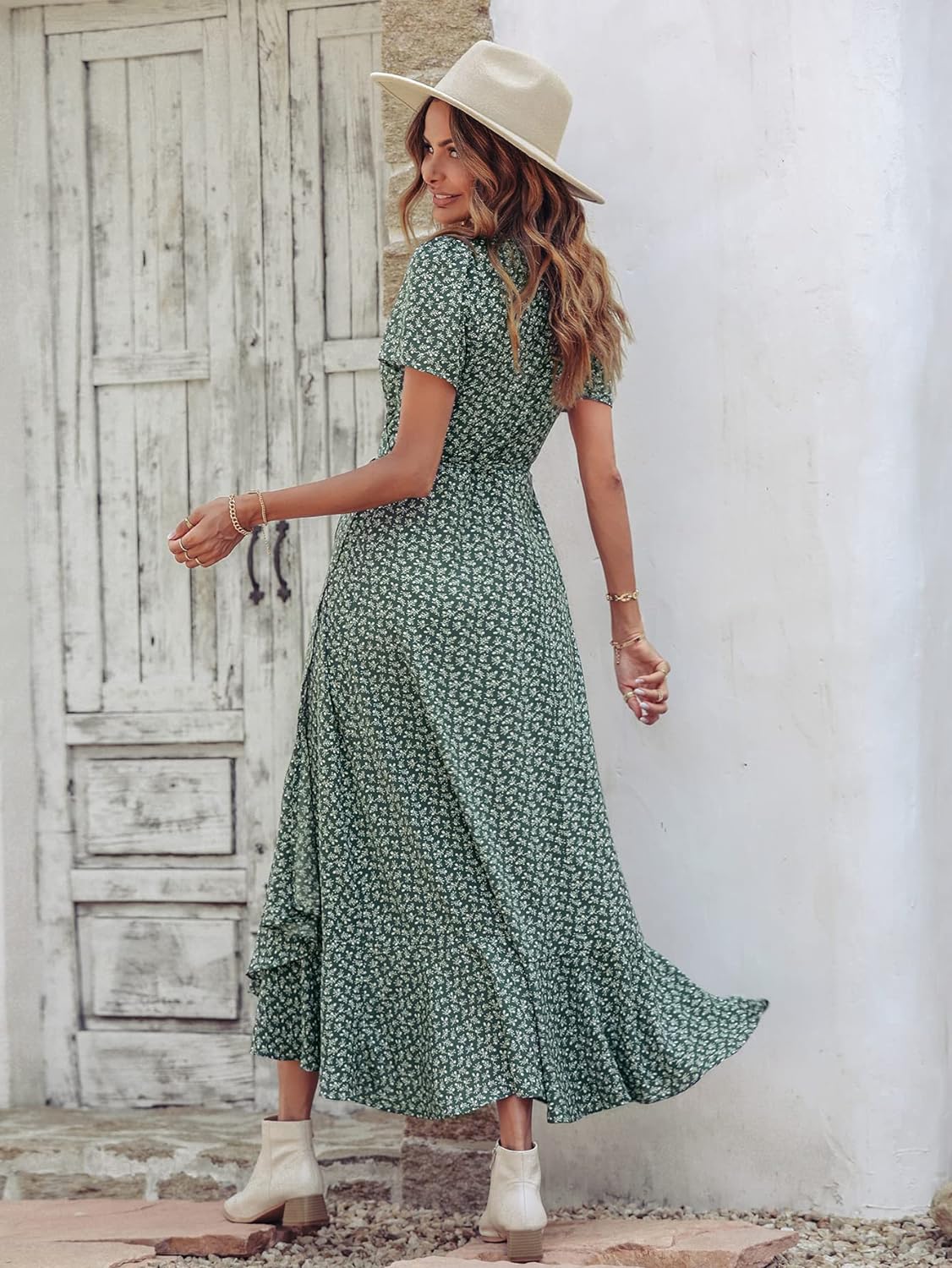 Casual Summer Wrap Dress