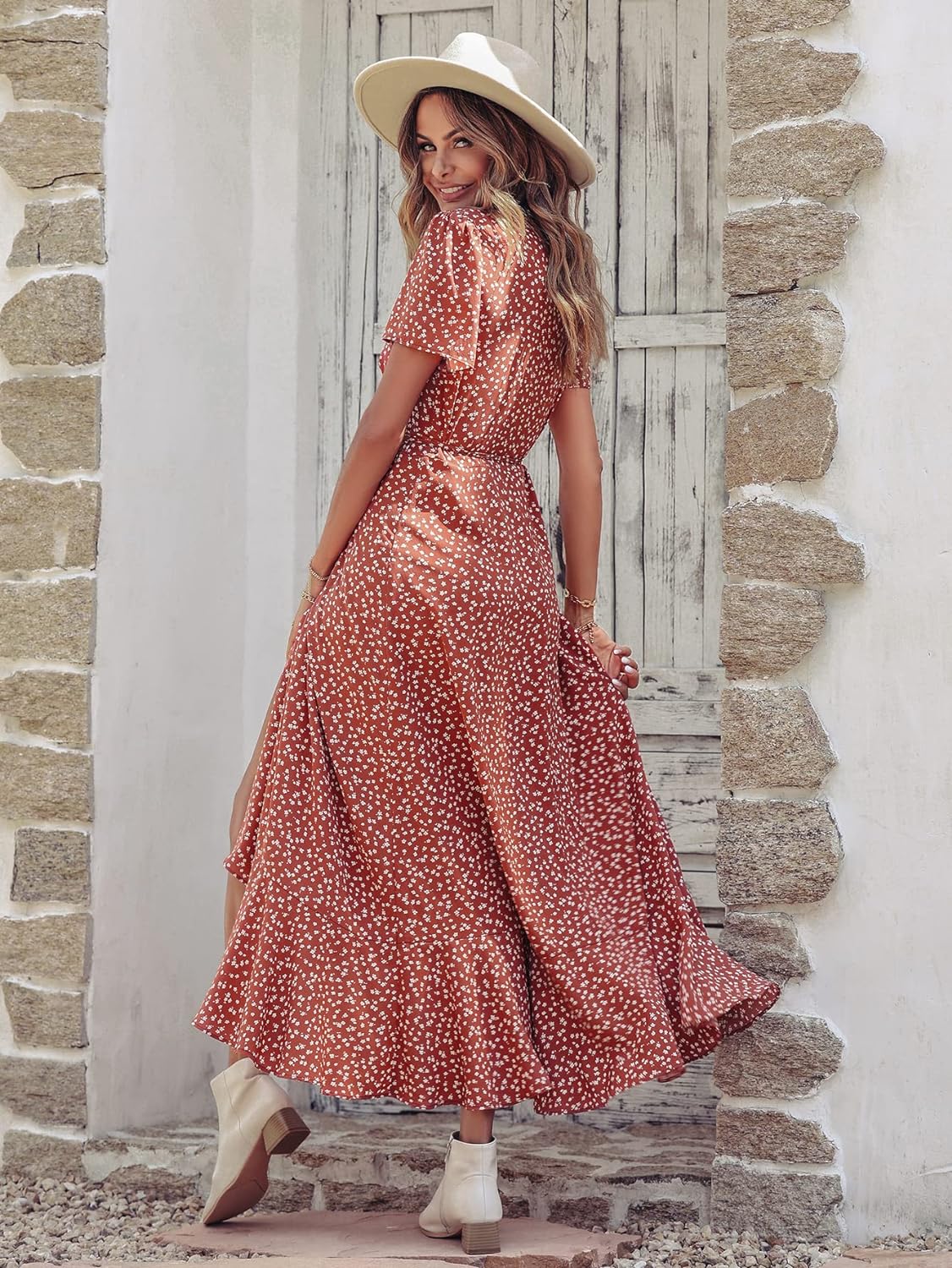 Casual Summer Wrap Dress