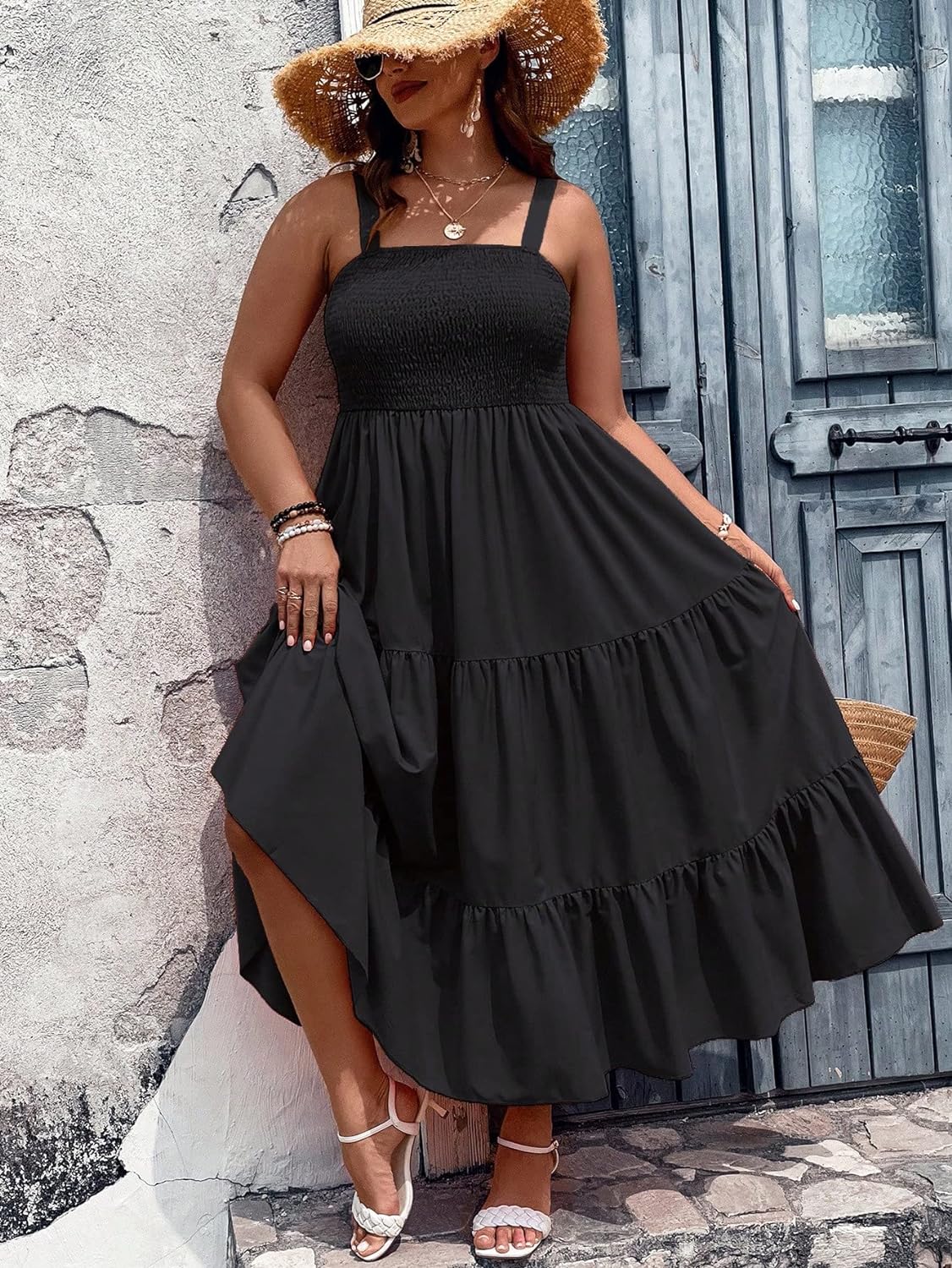 Floral Print Women's Long Dress