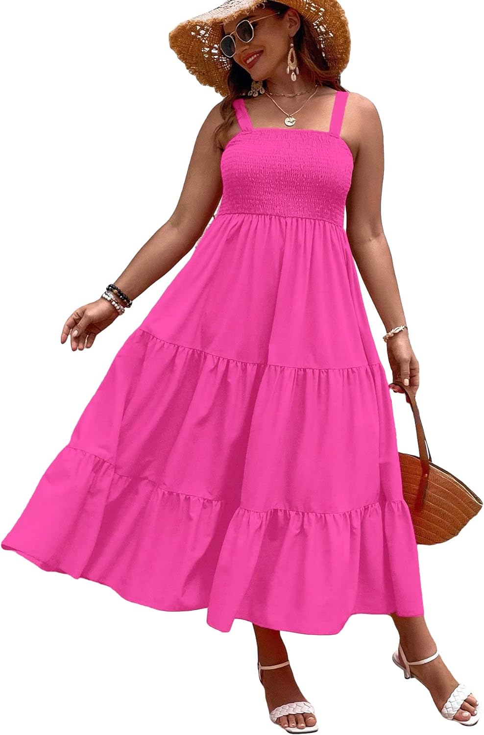 Floral Print Women's Long Dress