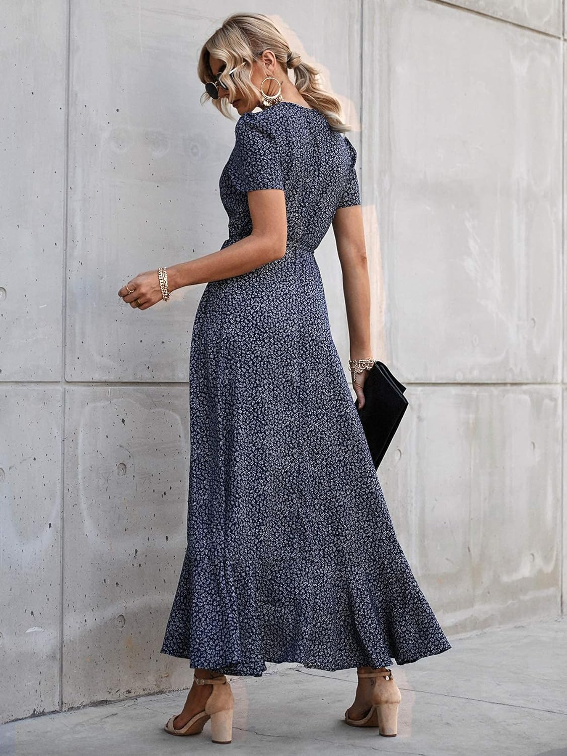 Casual Summer Wrap Dress