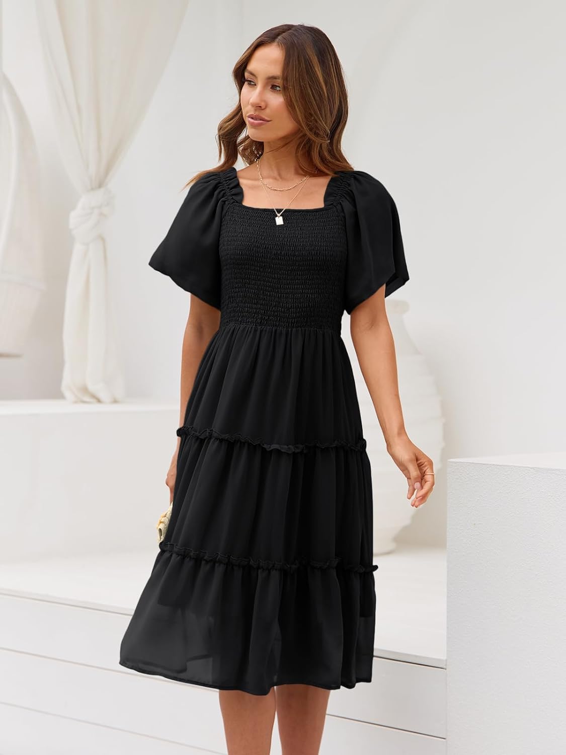 Fashion Latest Elegant Mid Dress
