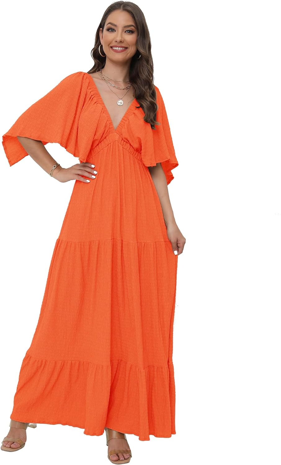 Women's V-Neck Summer Casual Dress
