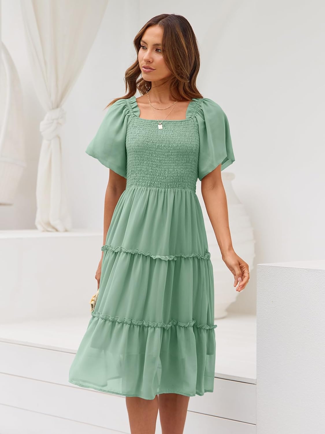 Fashion Latest Elegant Mid Dress