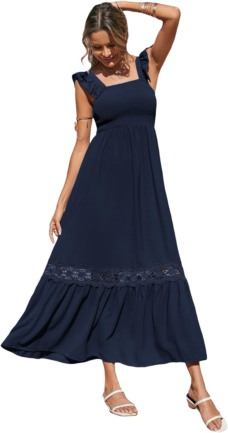 Floral Print Women's Long Dress