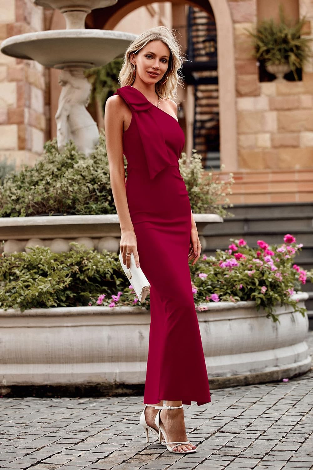 1-Shoulder Long Night Dresses