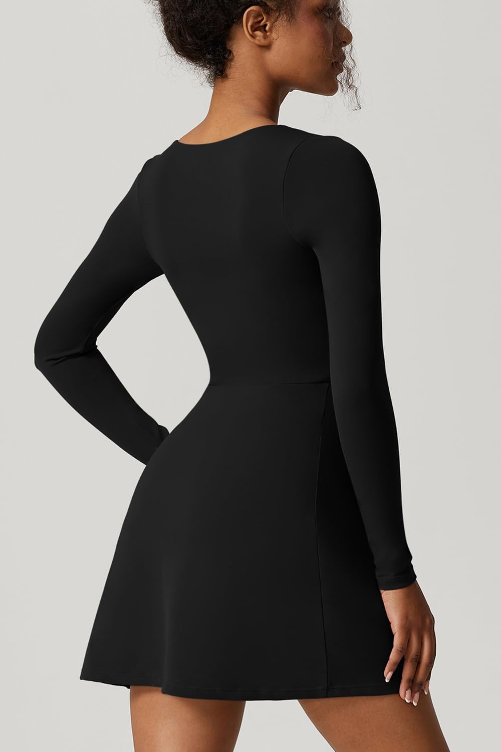 Latest Square Neck Mini Dress