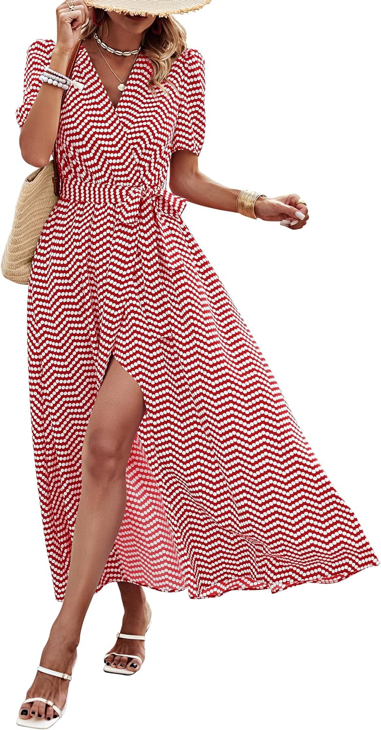 Casual Summer Wrap Dress