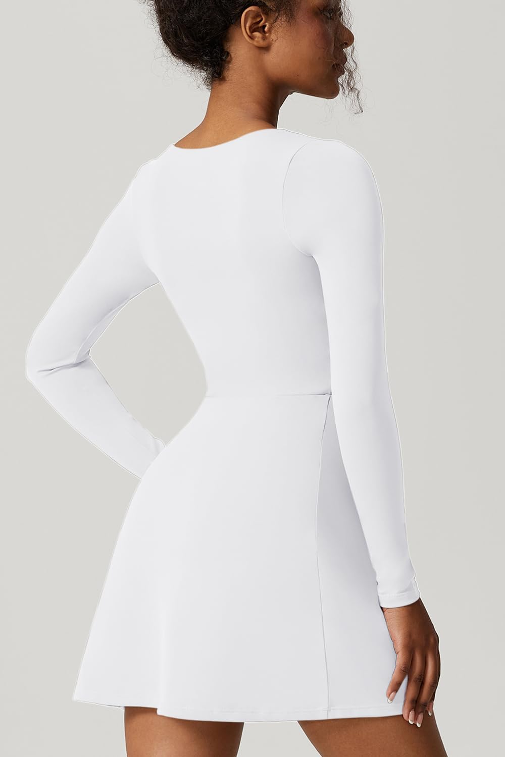 Latest Square Neck Mini Dress