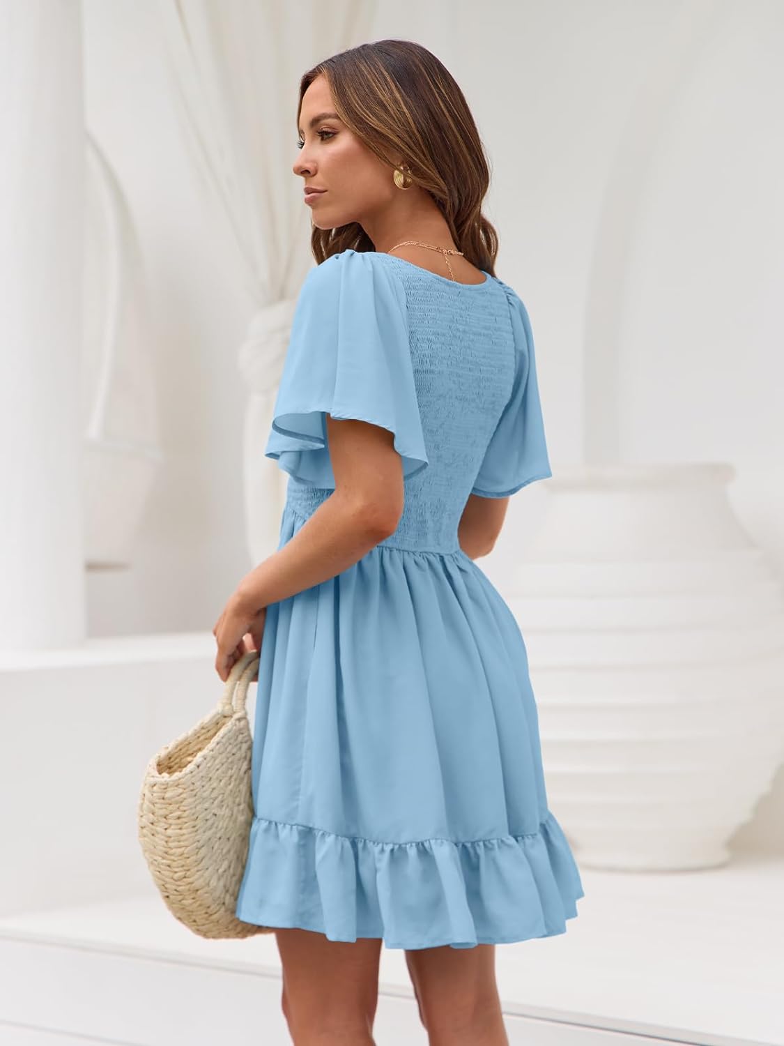 Summer Stylish Casual Mini Dress Casual Style