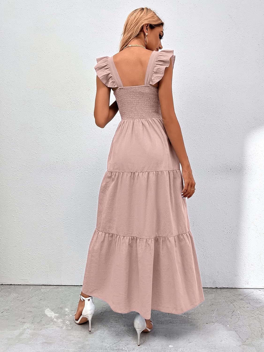 Floral Print Women's Long Dress