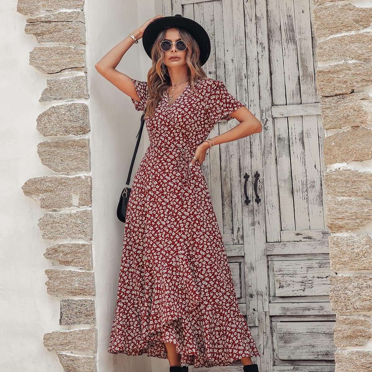 Casual Summer Wrap Dress