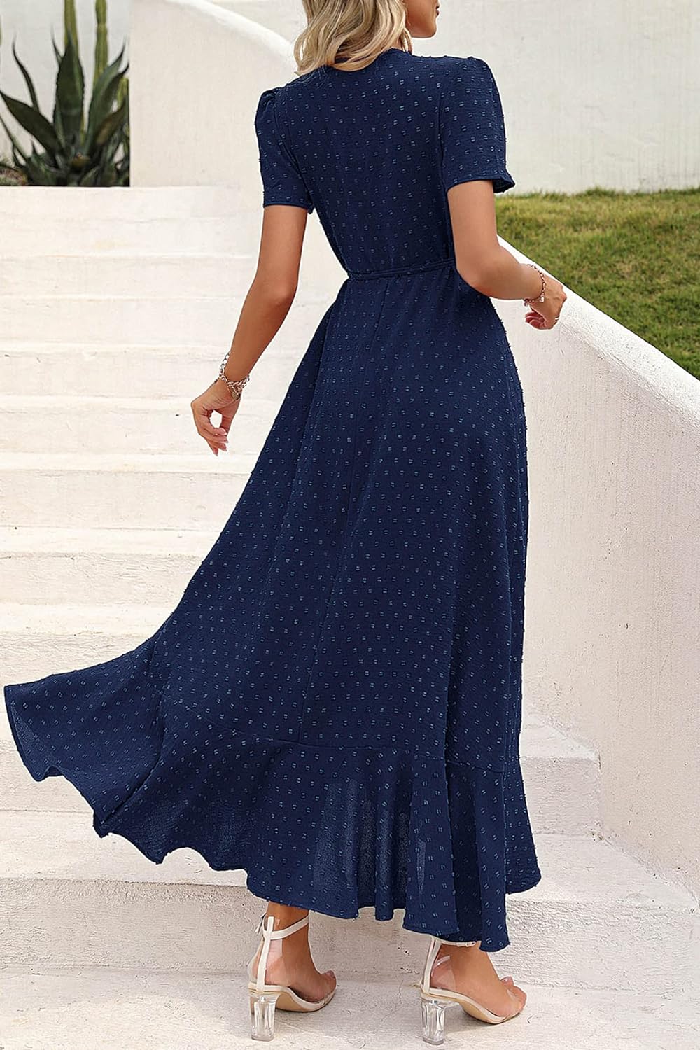 Casual Summer Wrap Dress