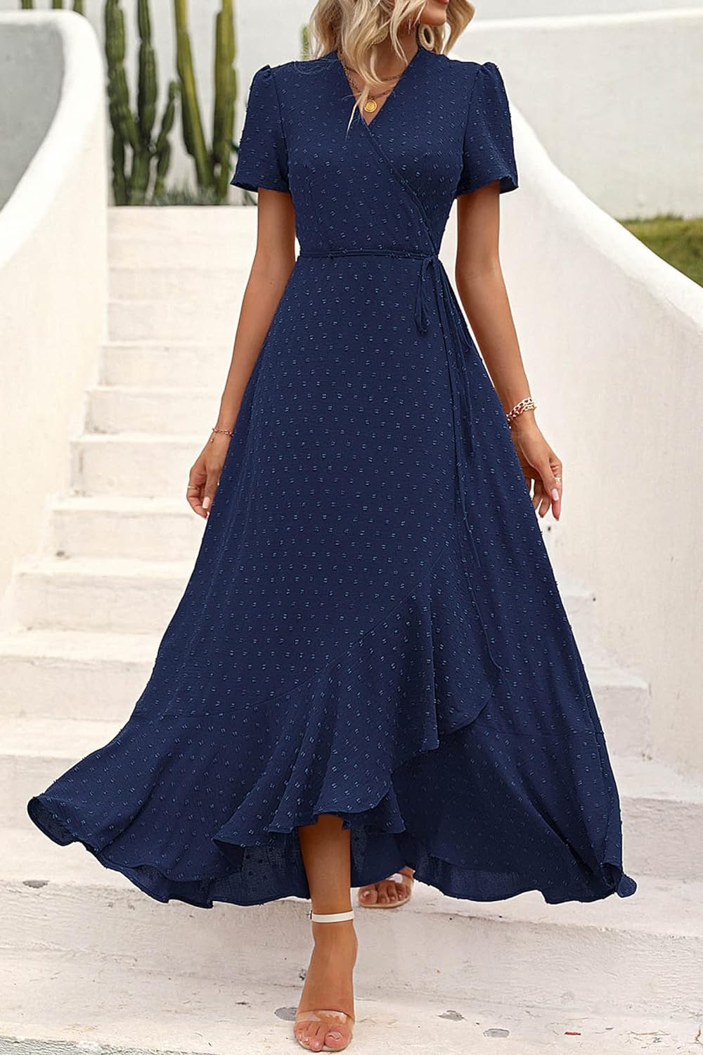 Casual Summer Wrap Dress