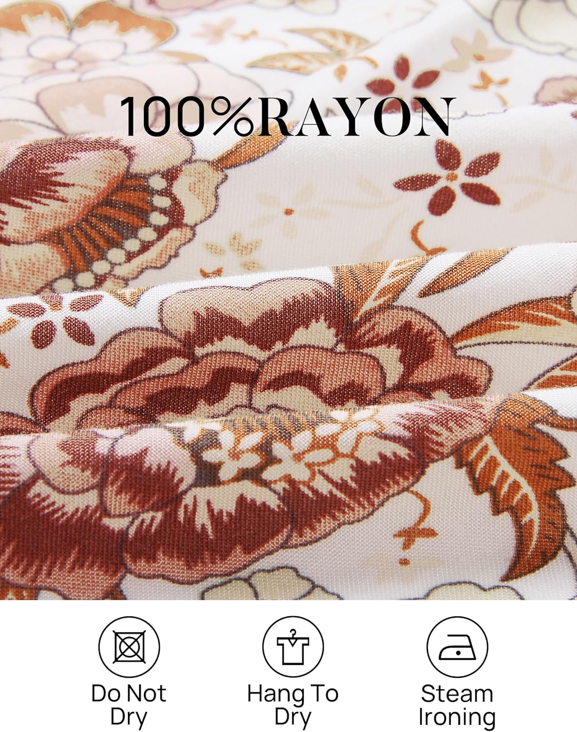 Flowers Print Stylish Dress Long Dress