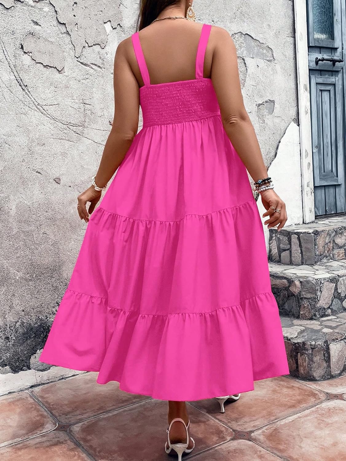 Floral Print Women's Long Dress