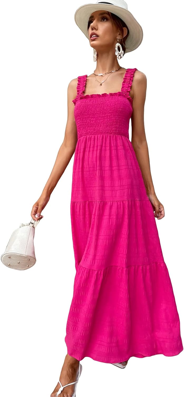 Floral Print Women's Long Dress