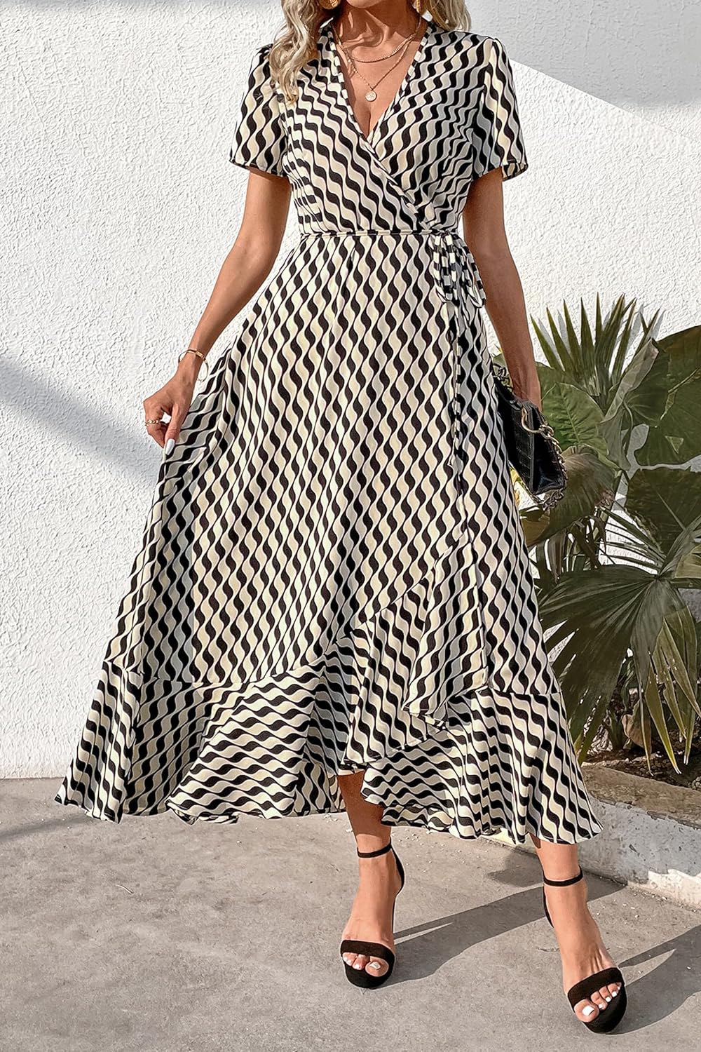 Casual Summer Wrap Dress