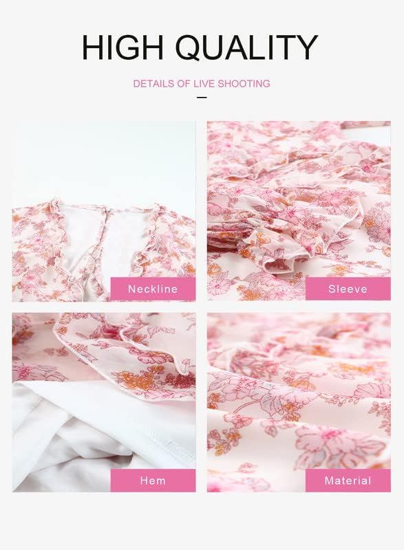 Fancy Floral Print Mini Dress