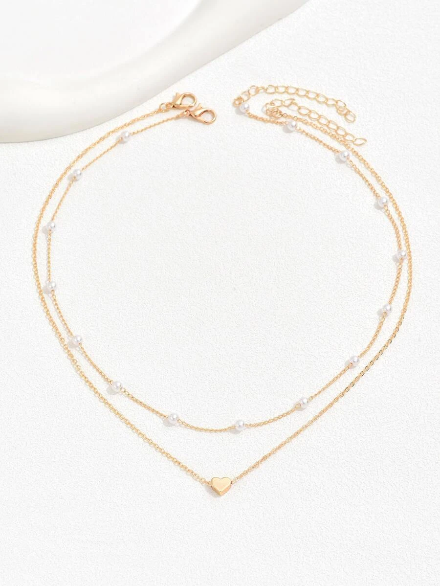 2pcs/Set Elegant 2 Design Element Necklace