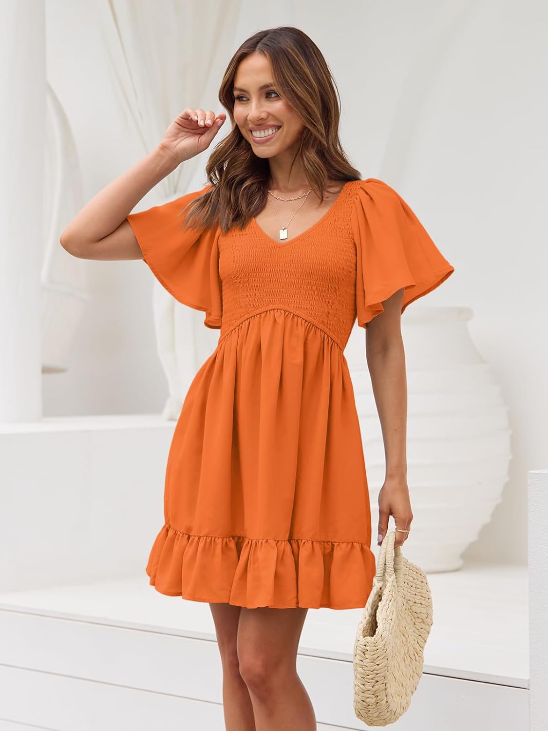Summer Stylish Casual Mini Dress Casual Style