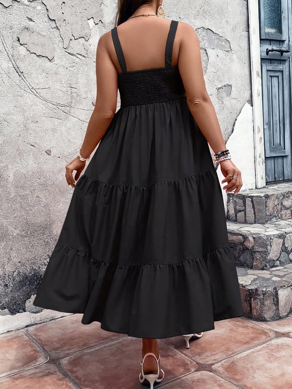 Floral Print Women's Long Dress