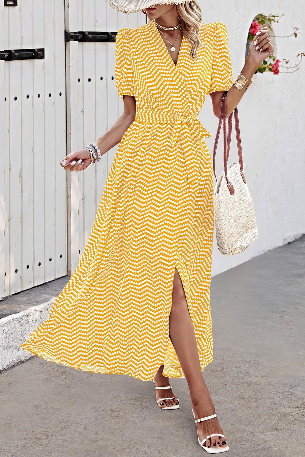 Casual Summer Wrap Dress