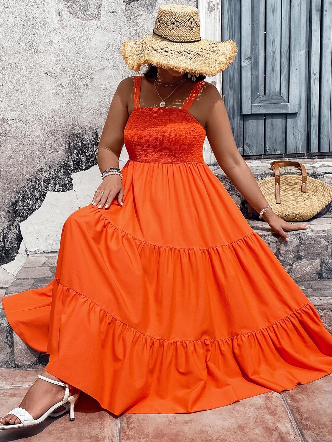 Floral Print Women's Long Dress