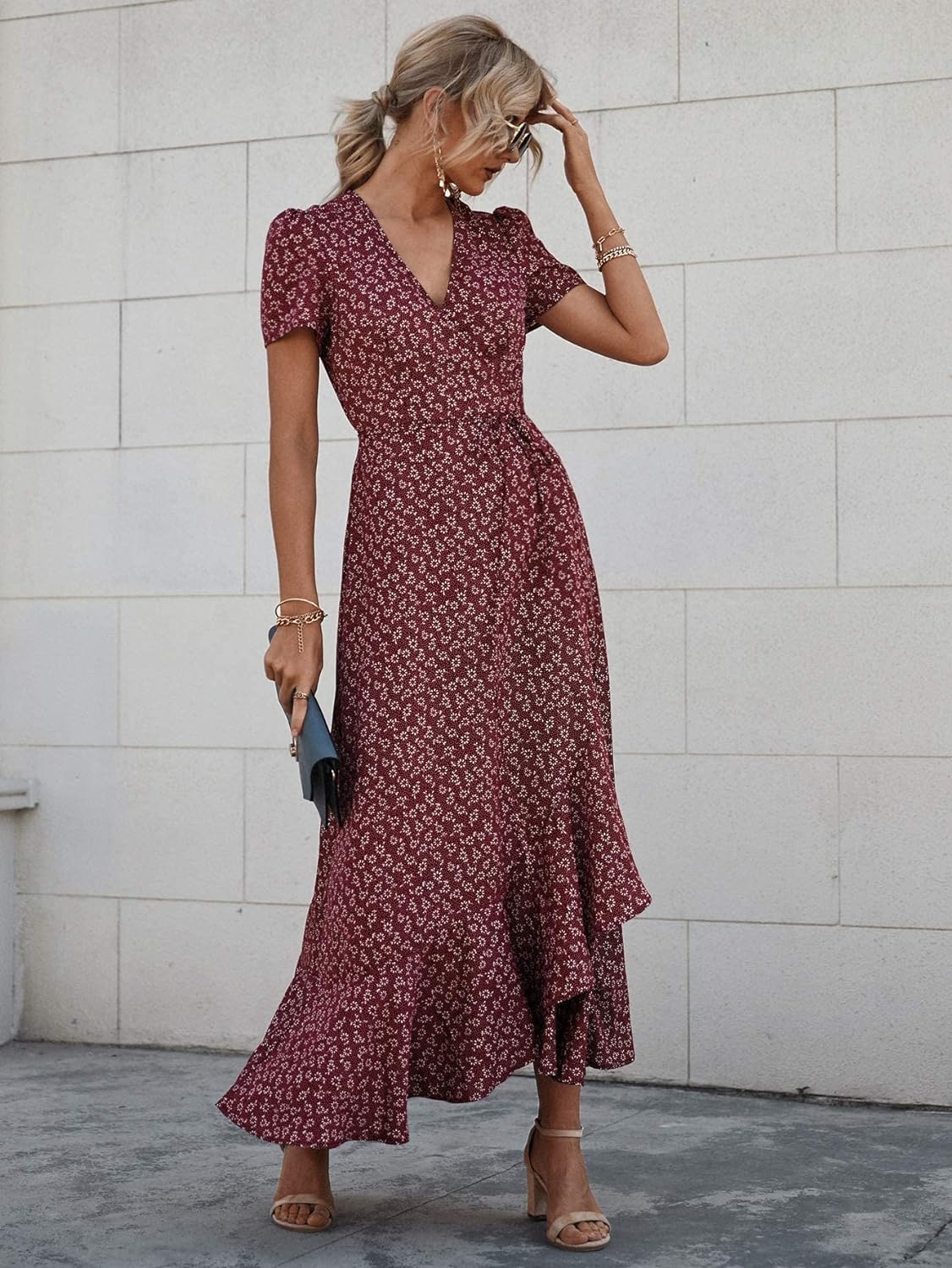 Casual Summer Wrap Dress