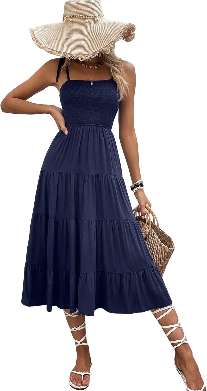 Floral Print Women's Long Dress