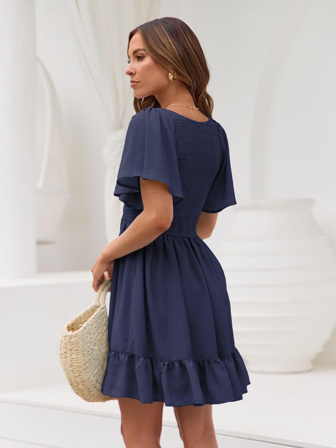 Summer Stylish Casual Mini Dress Casual Style