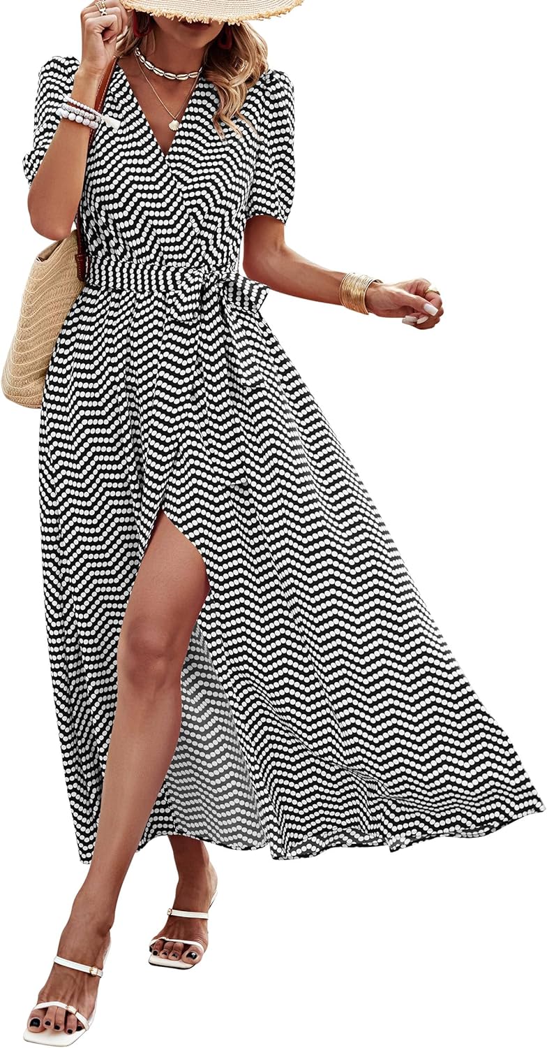 Casual Summer Wrap Dress