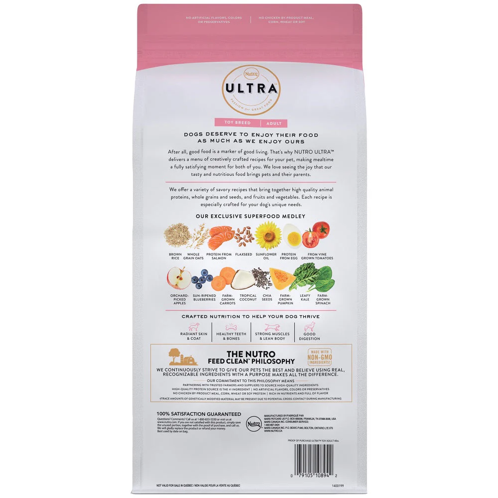 Nutro Ultra Toy Breed Adult Dry Dog Food - UWW Shops