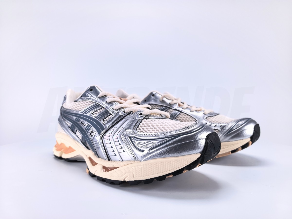 ASICS Gel-Kayano 14 Birch Pure Silver Teal Gold - Aktrende