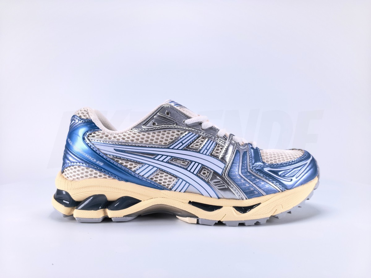 ASICS Gel-Kayano 14 Cream Metallic Blue - Aktrende