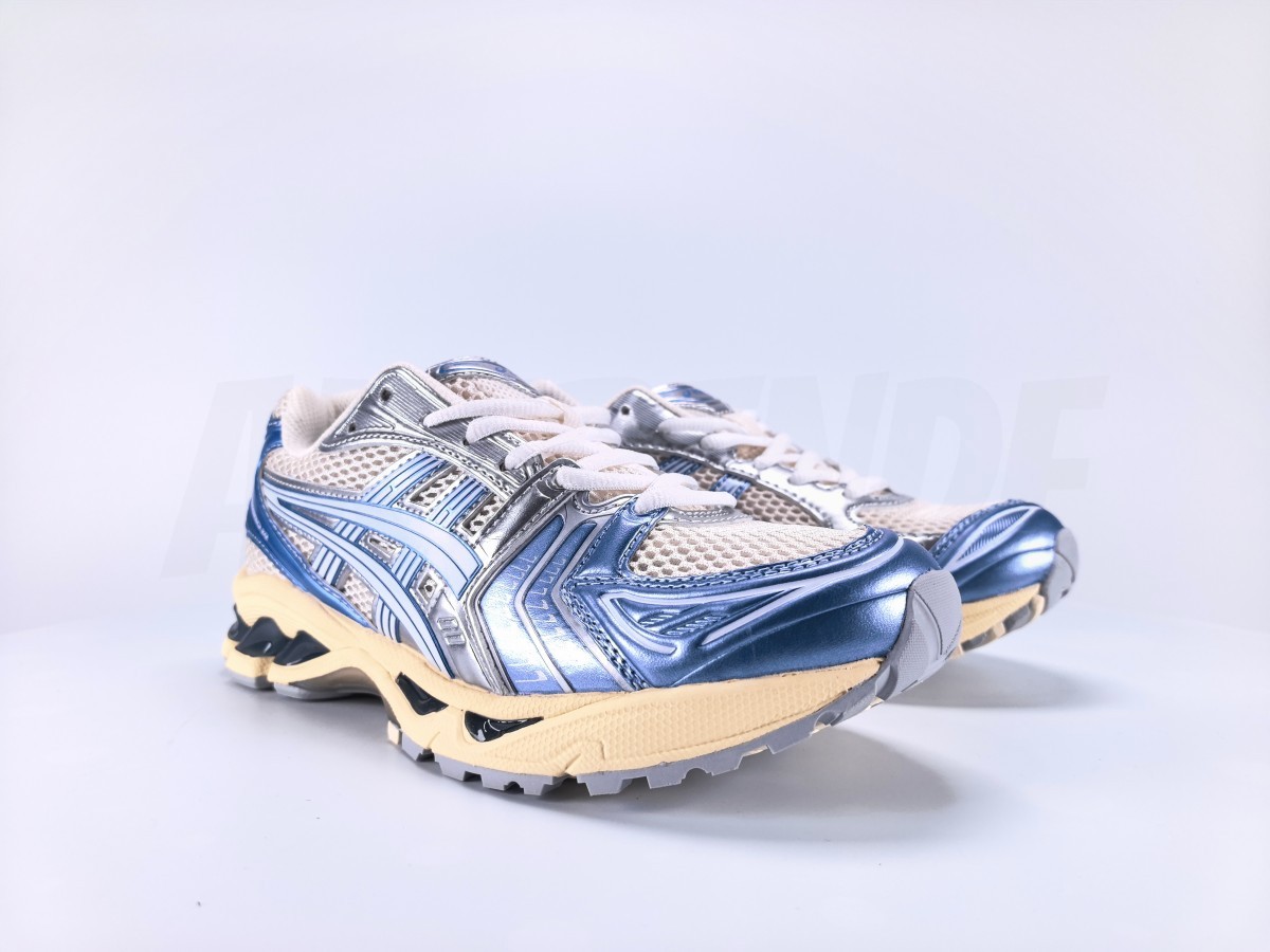 ASICS Gel-Kayano 14 Cream Metallic Blue - Aktrende