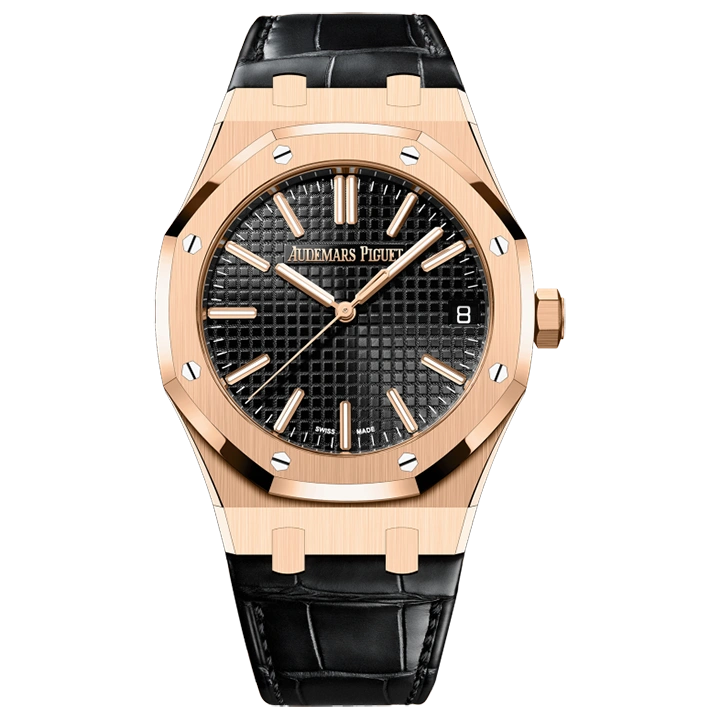 ROYAL OAK SELFWINDING 50TH ANNIVERSARY Ref. 15510OR.OO.D002CR.01 This 18-carat pink gold Royal Oak Selfwinding in 4