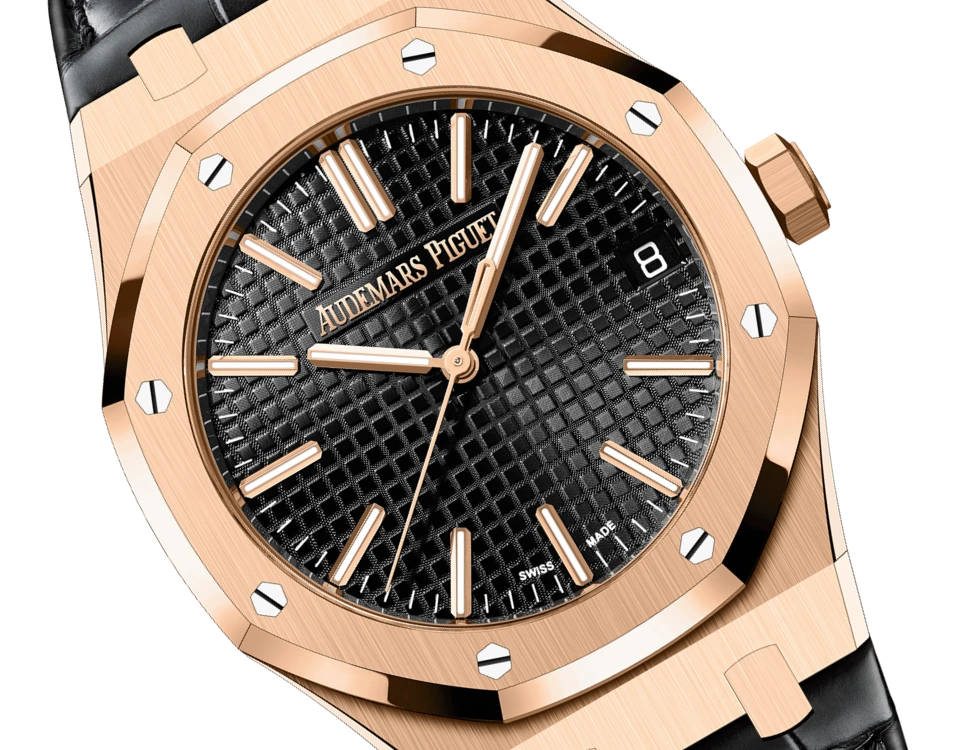 ROYAL OAK SELFWINDING 50TH ANNIVERSARY Ref. 15510OR.OO.D002CR.01 This 18-carat pink gold Royal Oak Selfwinding in 4