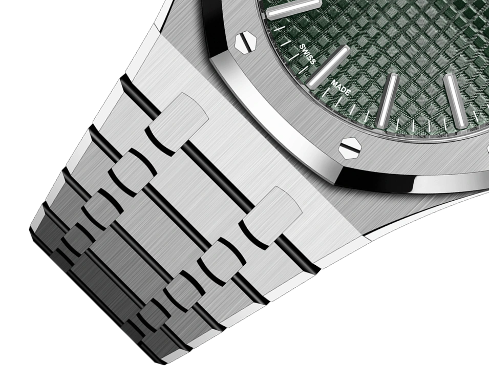 ROYAL OAK SELFWINDING 50TH ANNIVERSARY Ref. 15510ST.OO.1320ST.04 This 41 mm Royal Oak Selfwinding in stainless steel sports