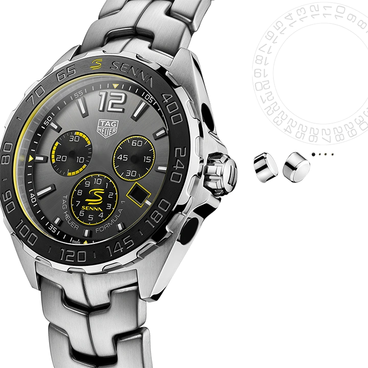 TAG HEUER FORMULA 1 X SENNA Quartz Chronograph - Diameter 43 mm CAZ101AF.BA0637