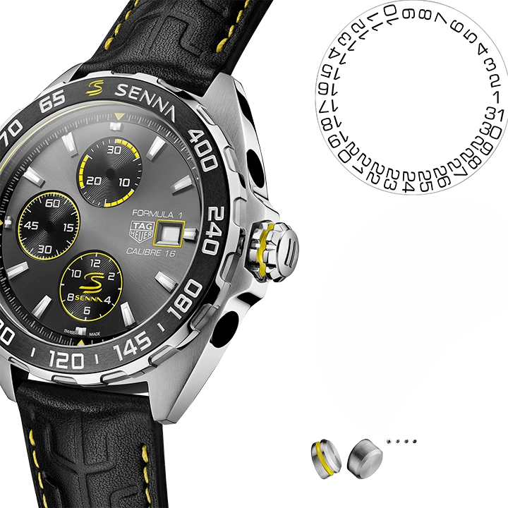 TAG HEUER FORMULA 1 X SENNA Automatic Chronograph - Diameter 44 mm CAZ201B.FC6487