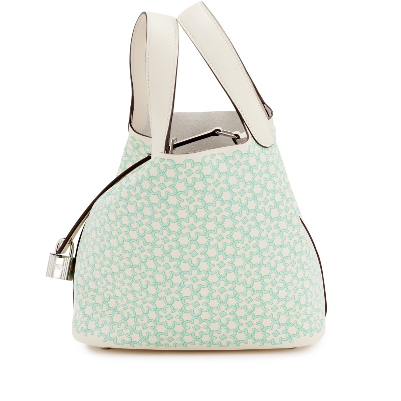 Hermes Nata Lucky Daisy Swift Picotin Lock 18 Palladium Hardware
