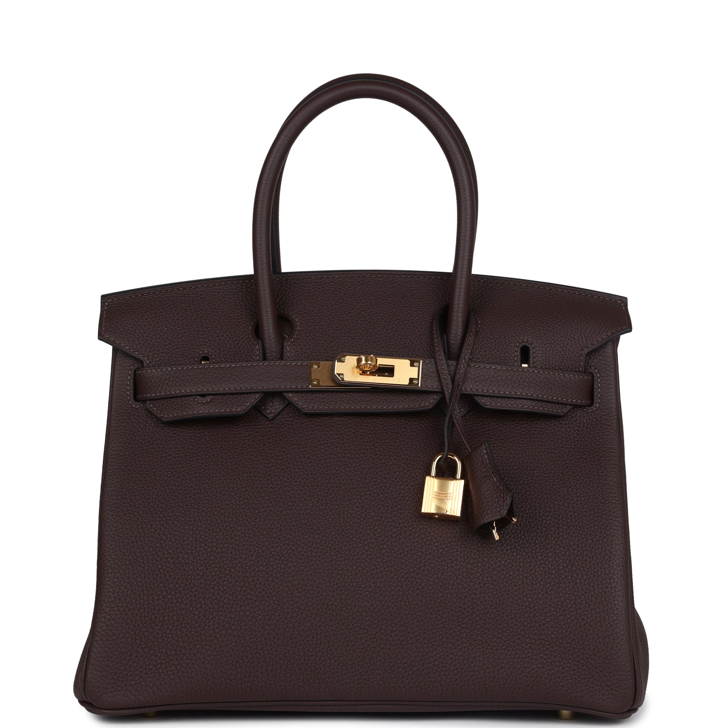 Hermes Birkin 30 Chocolat Togo Gold Hardware